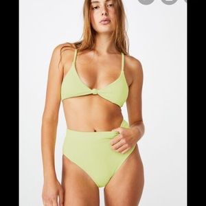 Knot Front Lemonade Bikini Set